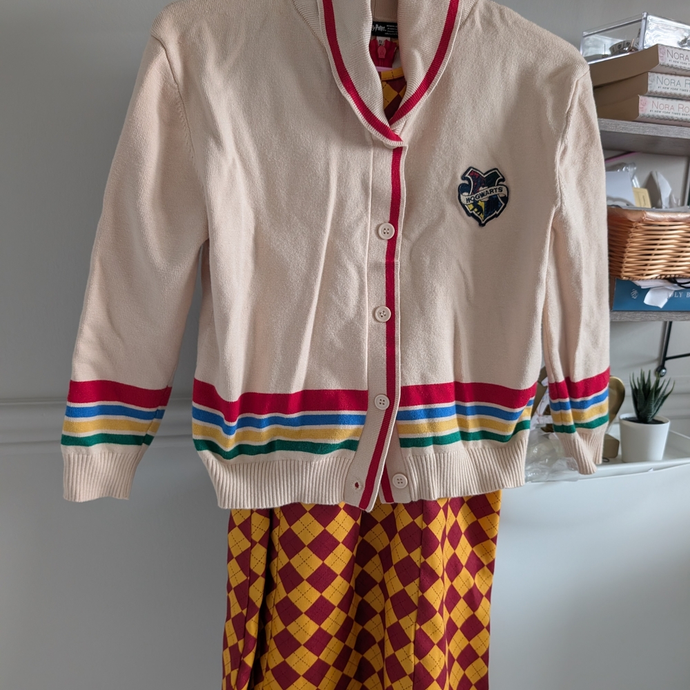 Warner Bros. Cream and Red Knit with Argyle Pattern